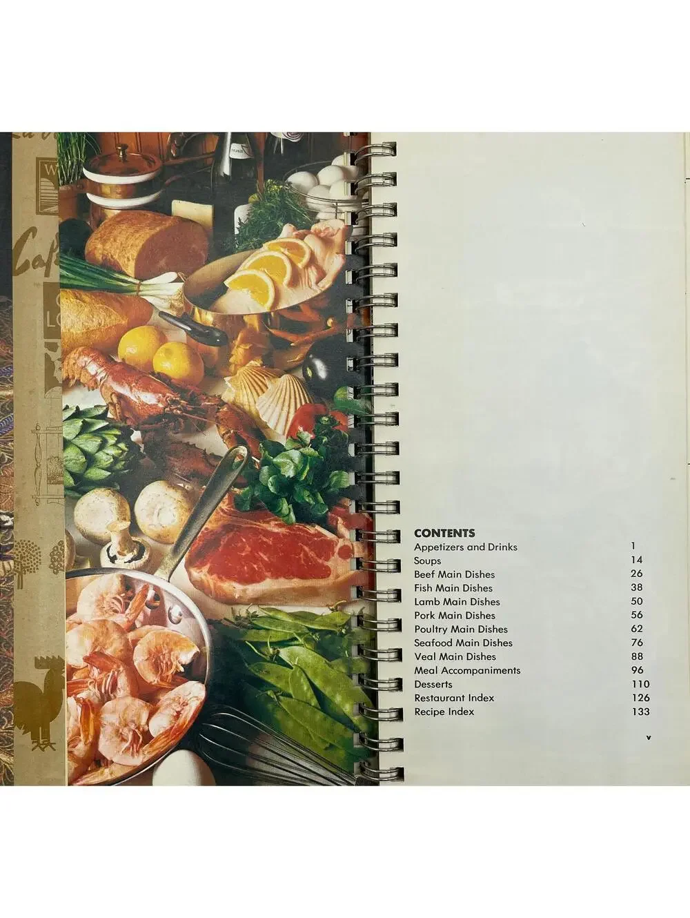 Vintage 1978 Cookbook: 100 Restaurant Recipes, Spiral Bound